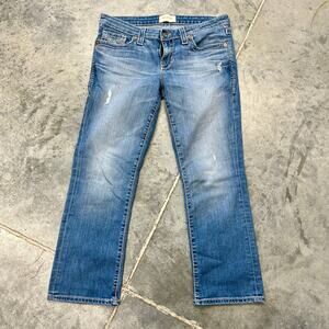 Big Star Rikki Capri Cropped Light Wash Size 29